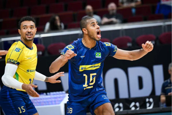 Brasil vence Tchéquia e encaminha vaga nas oitavas do Mundial de Vôlei