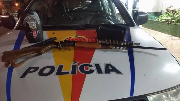 Briga de casal termina com apreensão de arma de fogo no DF