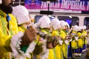 Rainha de bateria da Tucuruvi escorrega durante desfile em São Paulo - imagem 2 Rainha de bateria da Tucuruvi escorrega durante desfile em São Paulo - imagem 2