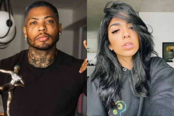 Marinho e Dhiovanna irmã de Gabigol