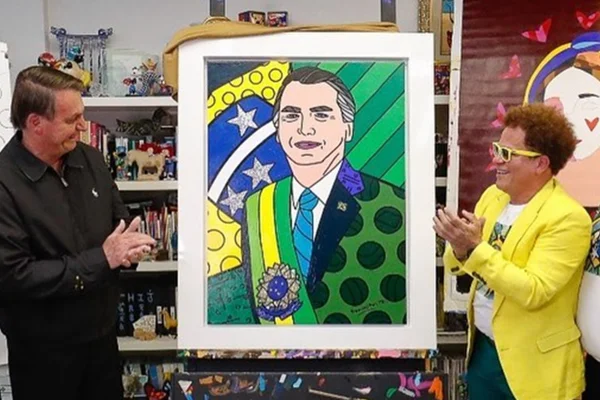 Romero Britto quebra silêncio sobre homenagem a Bolsonaro: “Gesto cívico” - destaque galeria