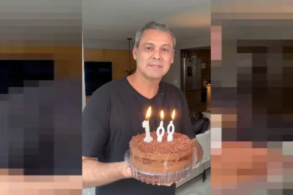 Com bolo, Lindbergh ironiza silêncio de Flávio sobre caso Dark Horse