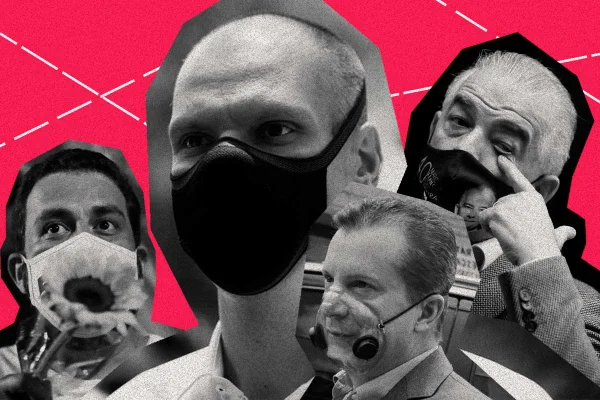 Candidatos a prefeito de SP em montagem