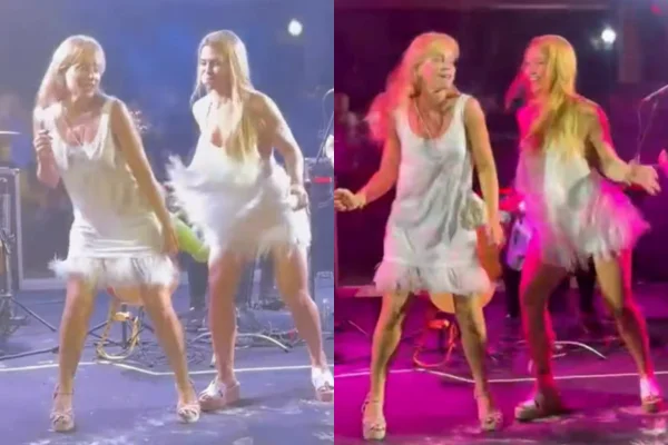 Angélica aparece dançando com Virginia em festa na Bahia