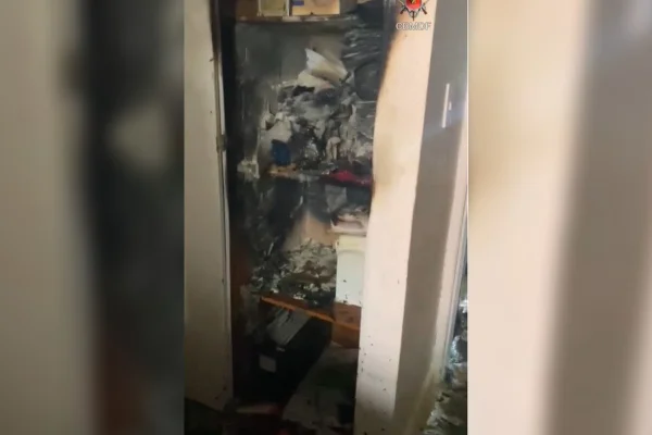 Vídeo. Incêndio atinge armário de apartamento no Guará II nesta 6ª