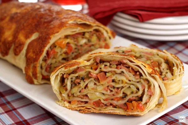 Rocambole de pastel