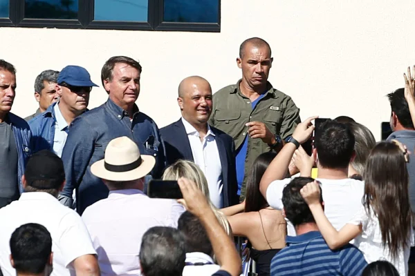 Jair Bolsonaro em visita a Goiás