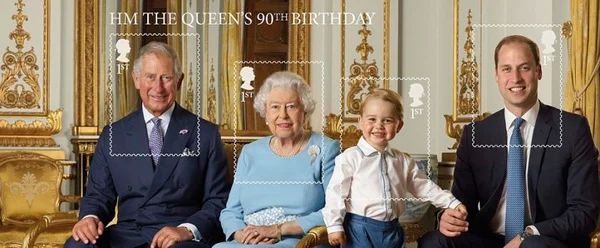 Príncipe George aparece em foto para selo comemorativo