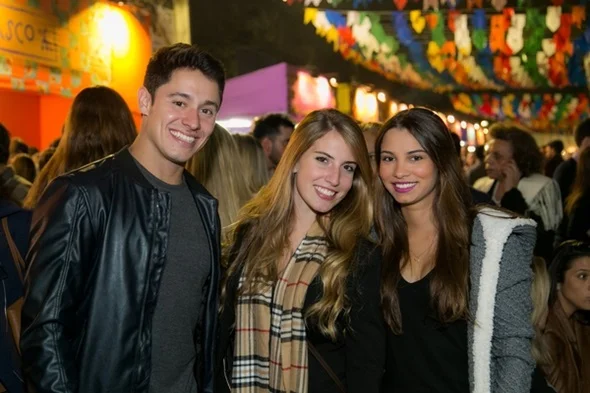 Márcio Guimarães, Tati Ávila e Raissa de Oliveira Márcio Guimarães, Tati Ávila e Raissa de Oliveira