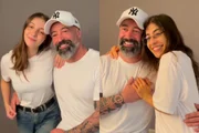 Melissa e Caterine, filhas de Cristiano Pereira da Silva