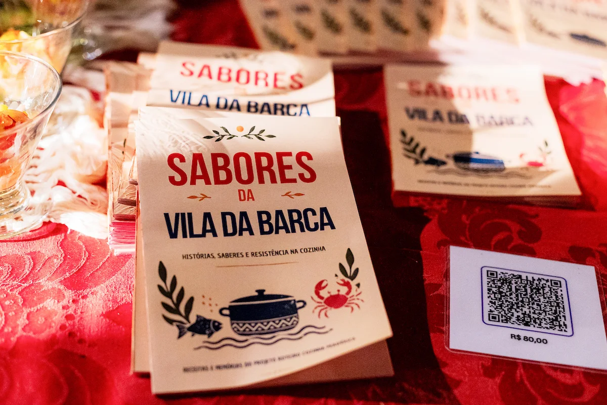 Capa do livro Sabores da Vila da Barca Capa do livro Sabores da Vila da Barca