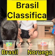 Gatinho Milu prevê que o Brasil vai vencer a Noruega nas oitavas da Copa do Mundo