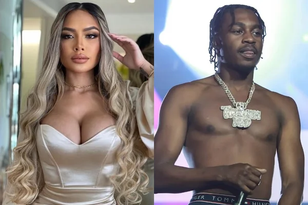 Adrielly lima e Lil Tjay (Reprodução)