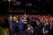 Bolo impressionou os 1,4 mil convidados da celebração