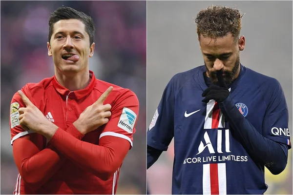 Lewandowski e Neymar