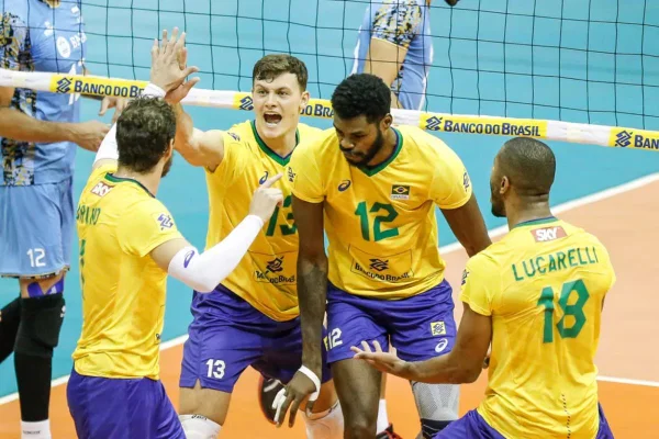 Brasil bate Argentina e conquista Sul-Americano de Vôlei pela 33ª vez