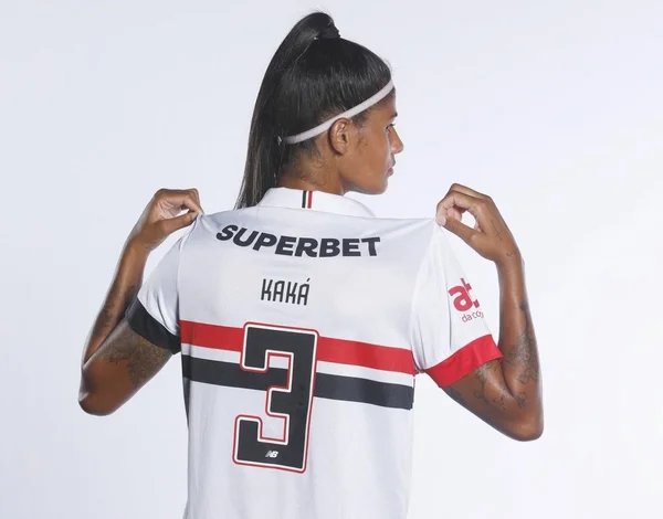 Imagem colorida de Kaka, zagueira brasiliense do São Paulo convocada à Seleção- Metrópoles