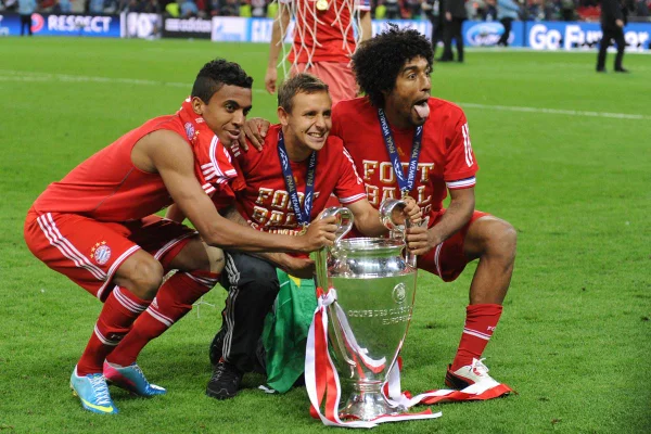 Luiz Gustavo, Rafinha e Dante Bayern de Munique