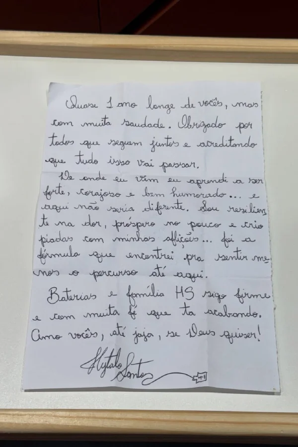 Preso, Hytalo Santos escreve carta: “Tudo isso vai passar” - destaque galeria Preso, Hytalo Santos escreve carta: “Tudo isso vai passar” - destaque galeria