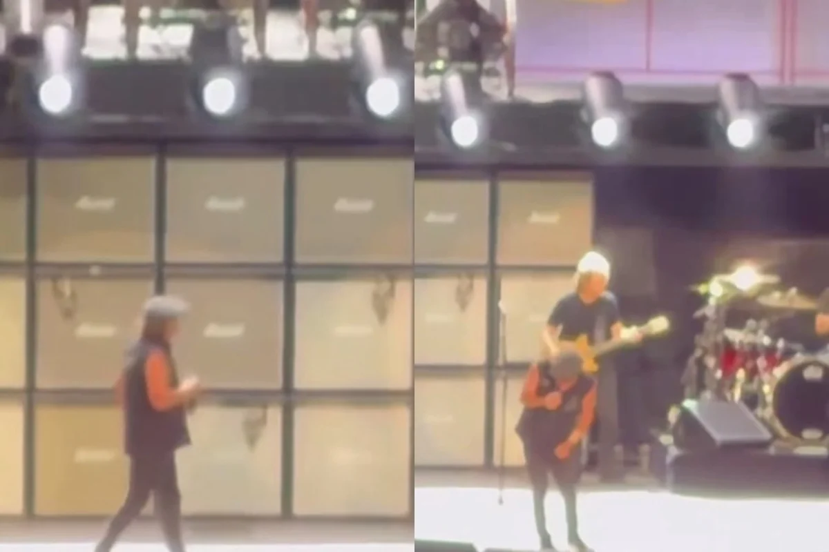 Canhão falha em show do AC/DC e quase atinge vocalista. Veja vídeo