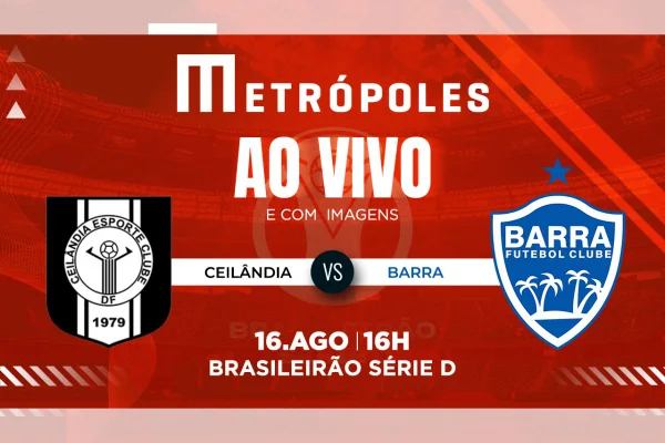 Série D: assista ao vivo e com imagens Ceilândia-DF x Barra-SC
