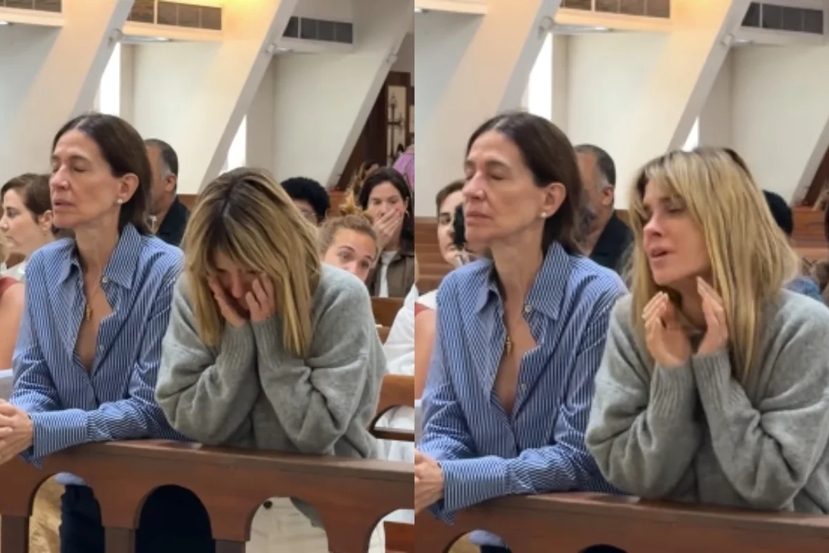A atriz Carolina Dieckmmann ao lado de Flora Gil A atriz Carolina Dieckmmann ao lado de Flora Gil