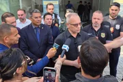 Secretário de segurança do Ceará em entrevista coletiva
