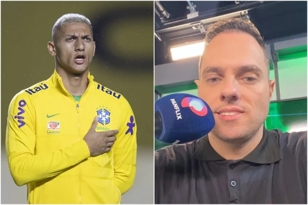 Richarlison xinga jornalista após crítica: “Seu otário do c**alho”