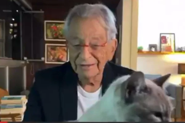 Vídeo: gata de Fernando Gabeira invade transmissão ao vivo e viraliza