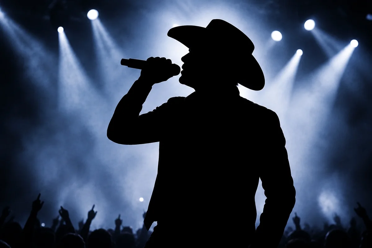 silhueta de cantor sertanejo - Metrópoles
