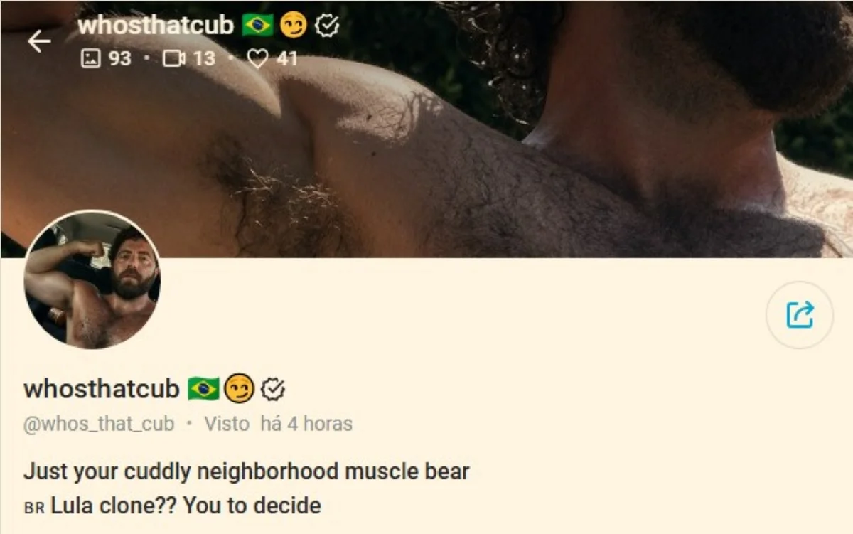 “Lula urso musculoso”: sósia do presidente faz sucesso no Onlyfans - imagem 12 “Lula urso musculoso”: sósia do presidente faz sucesso no Onlyfans - imagem 12