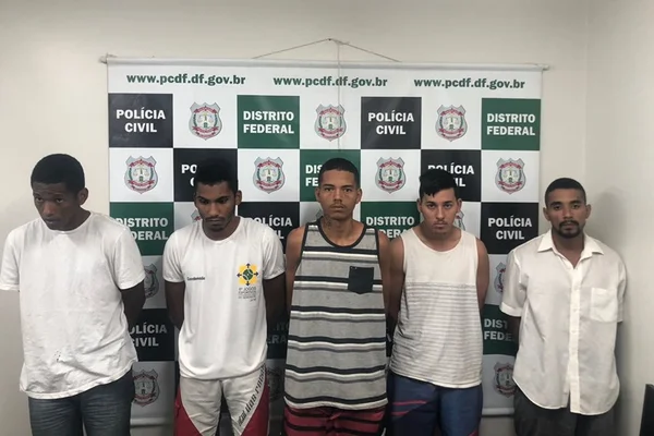 PCDF prende cinco suspeitos e desarticula “gangue da marcha ré”