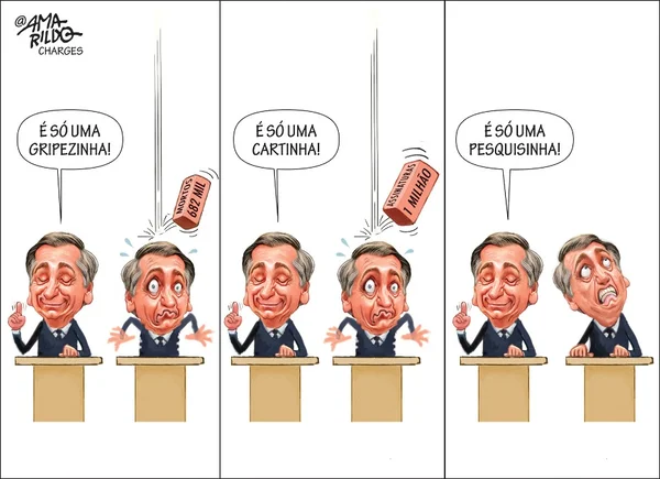 Charge do Amarildo