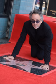 HOLLYWOOD, CALIFORNIA - SEPTEMBER 03: Tim Burton attends his ceremony for a star on Hollywood Walk of Fame on September 03, 2024 in Hollywood, California. (Photo by Amy Sussman/Getty Images)