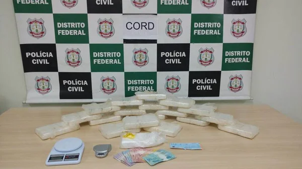 Segundo laudo, pó branco apreendido pela PMDF não é cocaína