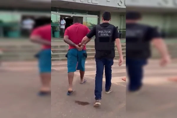 Dinheiro apreendido com o suspeito
