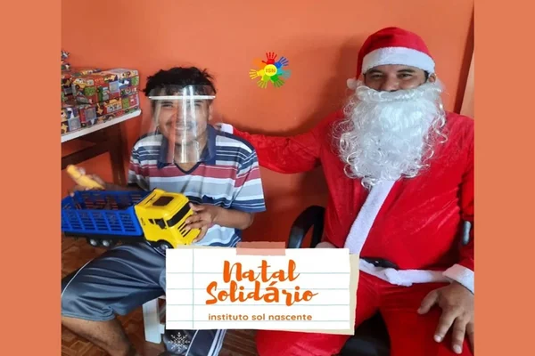 Campanha de Natal, para 78 crianças especiais assistidas pelo instituto. Os kits de natal que são montados de acordo com a necessidade de cada criança, com todo o tratamento do mês, uma cesta natalina e um presente.