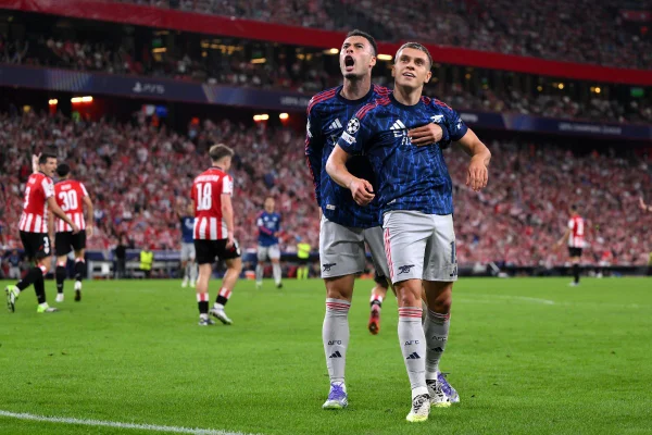 Imagem colorida partida Arsenal x Athletic Bilbao