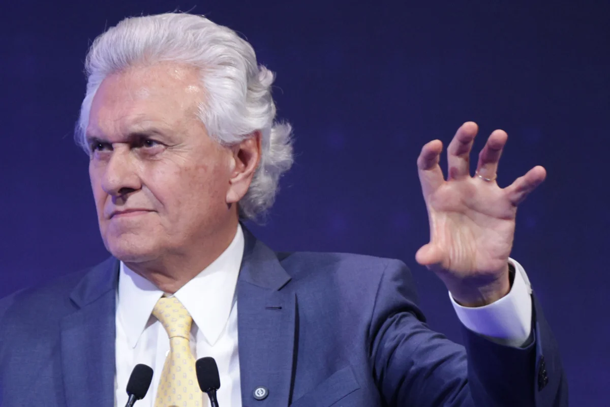 O pré-candidato do PSD à Presidência, Ronaldo Caiado, em evento promovido pela Confederação Nacional da Indústria O pré-candidato do PSD à Presidência, Ronaldo Caiado, em evento promovido pela Confederação Nacional da Indústria