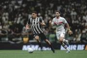 O Atlético-MG venceu o São Paulo por 1 x 0 O Atlético-MG venceu o São Paulo por 1 x 0