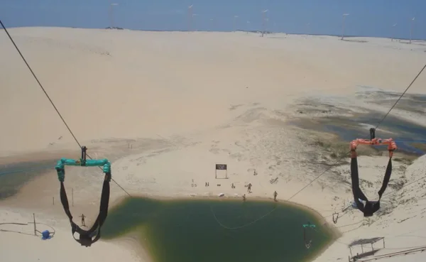 Ceará: acidente em tirolesa na praia de Canoa Quebrada mata turista