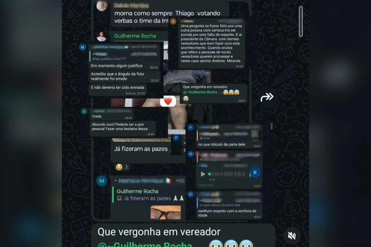 Após o episódio, Guilherme Rocha publicou um vídeo nas redes sociais no qual pediu desculpas à professora e aos familiares dela Após o episódio, Guilherme Rocha publicou um vídeo nas redes sociais no qual pediu desculpas à professora e aos familiares dela