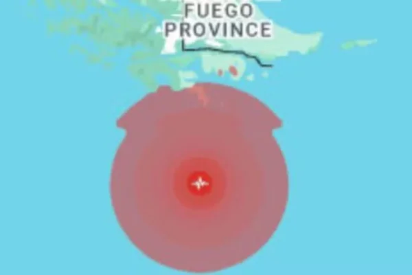Imagem colorida de terremoto no Chile - Metrópoles