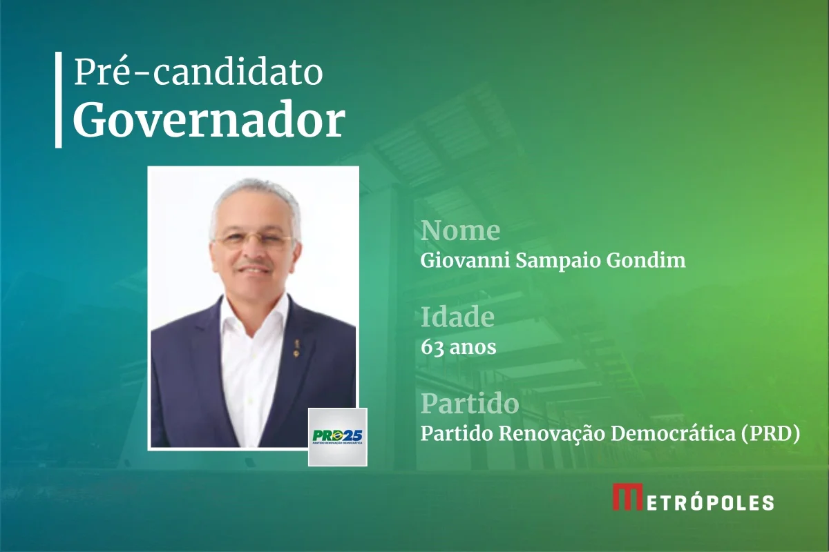 Saiba quem são os pré-candidatos ao governo e ao Senado no Ceará - imagem 7 Saiba quem são os pré-candidatos ao governo e ao Senado no Ceará - imagem 7