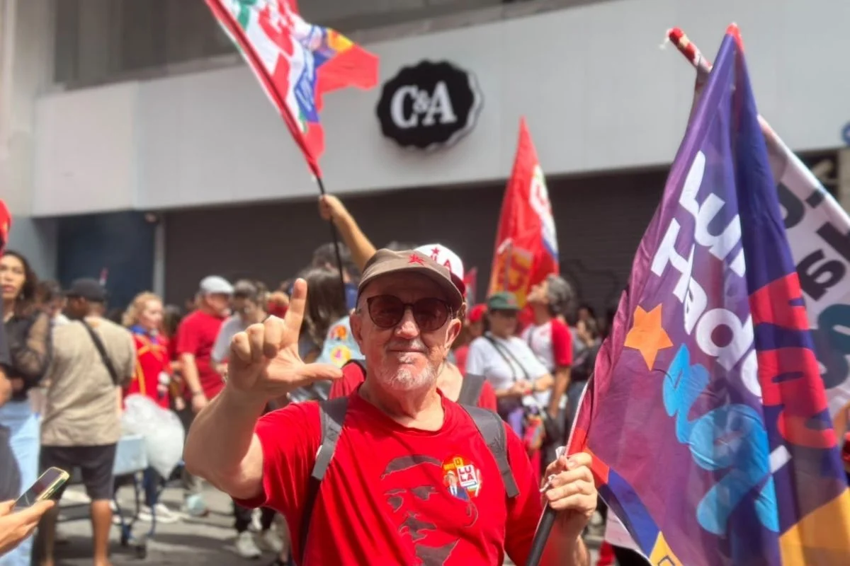 Ato de Lula na Rua Augusta Ato de Lula na Rua Augusta