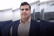 Foto do empresário nas redes sociais