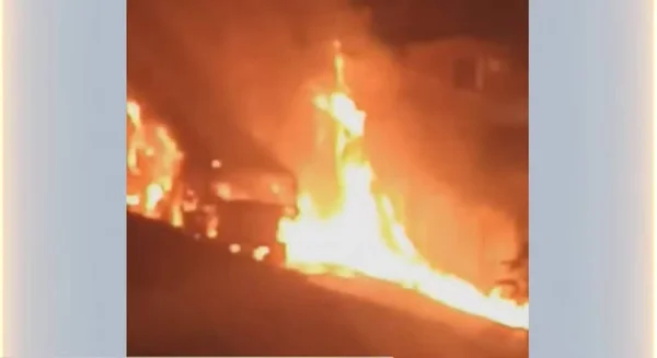 imagem colorida onibus incendiado zona norte rj confronto grupos rivais