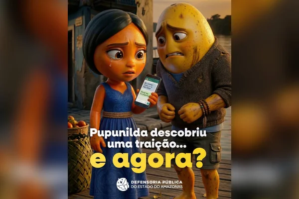 Defensoria usa “novela das frutas” para explicar pensão nas redes
