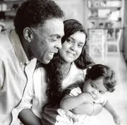 Gilberto Gil, Francisco e Preta Gil posam juntos