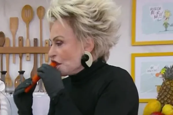 Ana Maria Braga faz piada de duplo sentido e cita Jonas ao vivo: “22 cm”